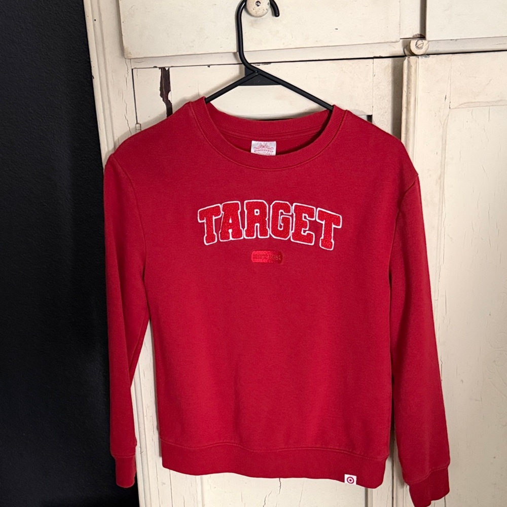 Target Red Logo Pullover Sweatshirt